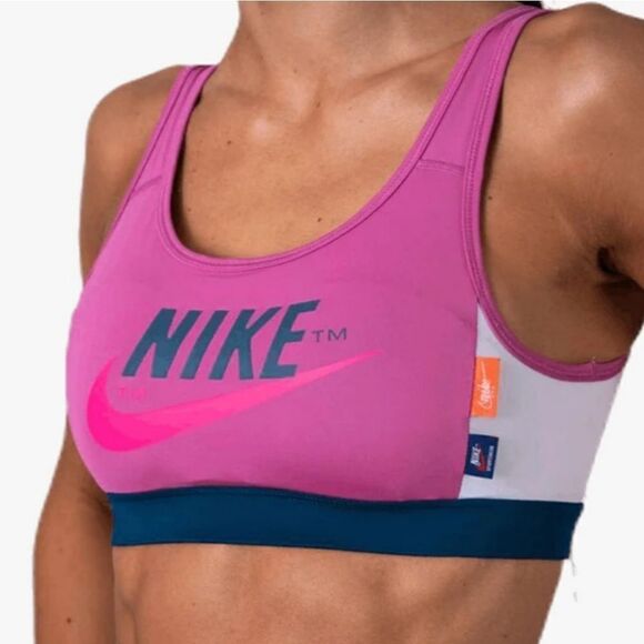 NIKE Swoosh Icon Clash Sports Bra Medium - Picture 9 of 9